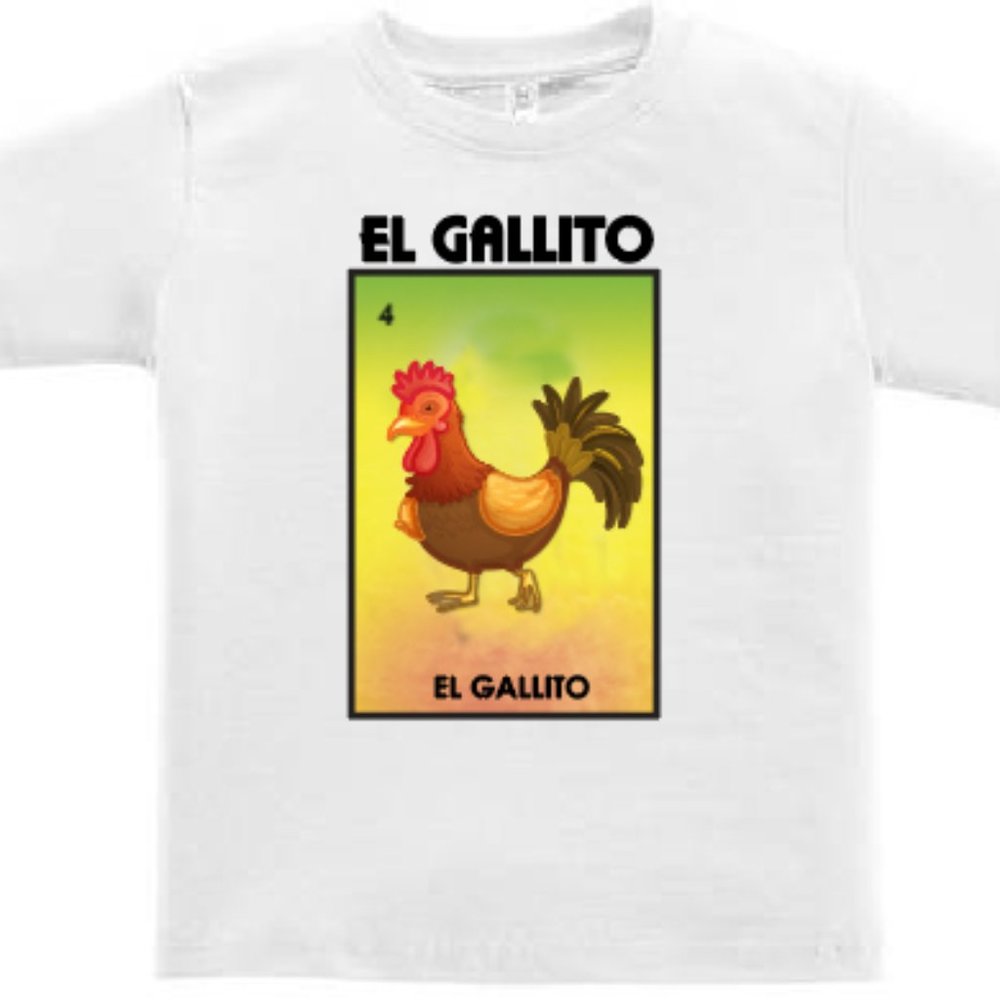 El Gallito Mexican Loteria T-Shirt